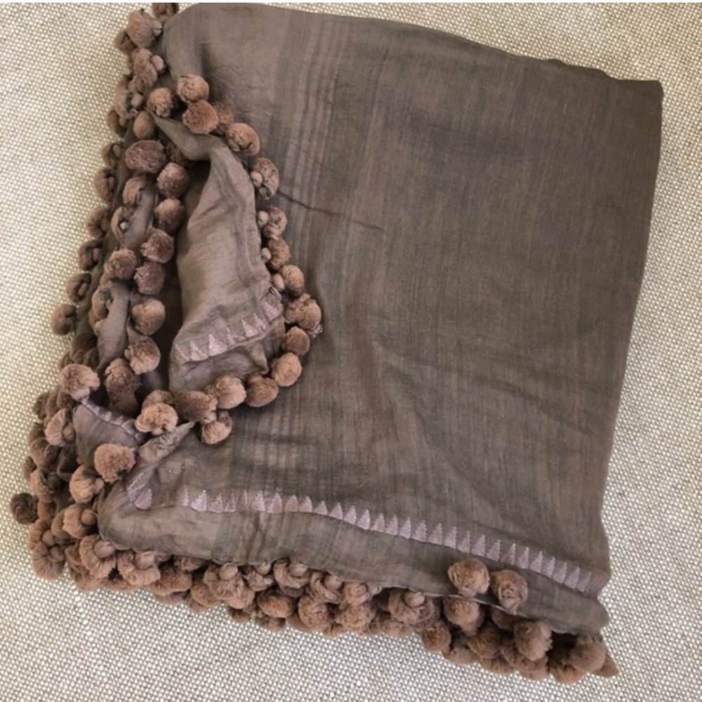 Matta Dupatta Scarf in Bark NWT